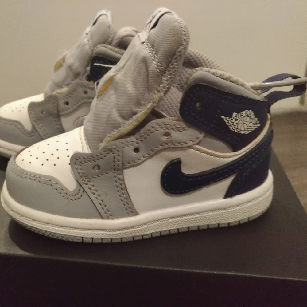 Air Jordan 1 Air Force Kids Navy Blue
